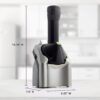 Yonanas 902 Soft Serve Dessert Maker, Sorbet and Ice Cream Maker, 200-Watts, Silver