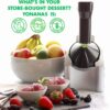 Yonanas 902 Soft Serve Dessert Maker, Sorbet and Ice Cream Maker, 200-Watts, Silver