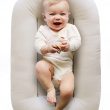 Snuggle Me Organic Bare | Baby Lounger & Infant Floor Seat | Newborn Essentials | Organic Cotton, Fiberfill | Natural