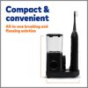 Waterpik Sonic-Fusion 2.0 Professional Flossing Toothbrush, Electric Toothbrush and Water Flosser Combo In One, Black Waterpik Sonic-Fusion 2.0 Professional Flossing Toothbrush, Electric Toothbrush and Water Flosser Combo In One, Black