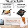 Cusimax Hot Plate Electric Burner, Non-Slip Rubber Feet, Upgraded Version, 1500W