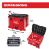 Milwaukee 48-22-8429 PACKOUT 22 in. Modular XL Tool Box