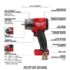 Milwaukee 2960-20 M18 FUEL GEN-2 18V Lithium-Ion Mid Torque Brushless Cordless 3/8 in. Impact Wrench with Friction Ring (Tool-Only) Milwaukee 2960-20 M18 FUEL GEN-2 18V Lithium-Ion Mid Torque Brushless Cordless 3/8 in. Impact Wrench with Friction Ring (Tool-Only)