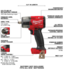 Milwaukee 2962-20-49-16-2960 M18 FUEL Gen-2 18V Lithium-Ion Brushless Cordless Mid Torque 1/2 in. Impact Wrench with Friction Ring and with Boot Milwaukee 2962-20-49-16-2960 M18 FUEL Gen-2 18V Lithium-Ion Brushless Cordless Mid Torque 1/2 in. Impact Wrench with Friction Ring and with Boot