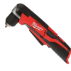 Milwaukee 2407-22-2415-20-48-11-2460 M12 12V Lithium-Ion Cordless 3/8 in. Drill/Driver Kit with M12 3/8 in. Right Angle Drill and 6.0 Ah XC Battery Pack