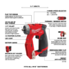 Milwaukee 2505-22-2488-20 M12 FUEL 12-Volt Lithium-Ion Brushless Cordless 4-in-1 Installation 3/8 in. Drill Driver Kit with M12 Soldering Iron