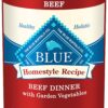 Blue Buffalo Blue Homestyle Recipe Beef Dinner with Garden Vegetables Wet Dog Food, 12.5 oz., Case of 12