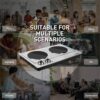Cusimax Hot Plate Electric Stove, 1800W Double Burners, Infrared Cooktop, Compatible w/All Cookware, Upgraded Version
