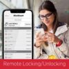 Kwikset Halo Touch Contemporary Square Wi-Fi Fingerprint Smart Lock No Hub Required featuring SmartKey Security in Satin Nickel (99590-003) Kwikset Halo Touch Contemporary Square Wi-Fi Fingerprint Smart Lock No Hub Required featuring SmartKey Security in Satin Nickel (99590-003)