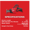 Milwaukee 2420-20 M12 12V Lithium-Ion HACKZALL Cordless Reciprocating Saw (Tool-Only) Milwaukee 2420-20 M12 12V Lithium-Ion HACKZALL Cordless Reciprocating Saw (Tool-Only)