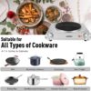 Cusimax Hot Plate Electric Burner, Non-Slip Rubber Feet, Upgraded Version, 1500W