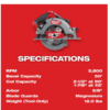 Milwaukee 2732-20 M18 FUEL 18V Lithium-Ion Brushless Cordless 7-1/4 in. Circular Saw (Tool-Only) Milwaukee 2732-20 M18 FUEL 18V Lithium-Ion Brushless Cordless 7-1/4 in. Circular Saw (Tool-Only)