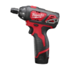 Milwaukee 2401-22-48-32-4497 M12 12-Volt Lithium-Ion Cordless 1/4 in. Hex Screwdriver Kit with SHOCKWAVE Alloy Steel Screwdriver Bit Set (72-Piece)