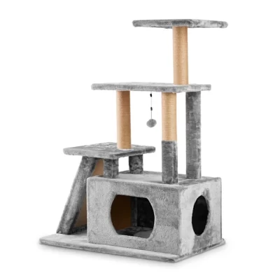 EveryYay Lookout Loft 4-Level Cat Tree for Big & Senior Cats, 34" L X 24" W X 46" H
