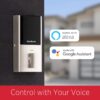 Kwikset Halo Touch Contemporary Square Wi-Fi Fingerprint Smart Lock No Hub Required featuring SmartKey Security in Satin Nickel (99590-003) Kwikset Halo Touch Contemporary Square Wi-Fi Fingerprint Smart Lock No Hub Required featuring SmartKey Security in Satin Nickel (99590-003)