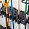 Rubbermaid 2140834 Garage Tool Tower Rack, Organizes up to 40 Long-Handled Tools