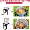 CreoleFeast TFS3010 Propane 30 Qt. Turkey and 10 Qt. Fish Fryer Boiler Steamer Set