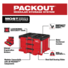 Milwaukee 48-22-8426-8443 PACKOUT 22 in. Rolling Tool Box and 22 in. 3-Drawer