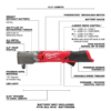 Milwaukee 2564-20-2565-20 M12 FUEL 12V Lithium-Ion Brushless Cordless 3/8 in. and 1/2 in. Right Angle Impact Wrenches Set (2-Tool) Milwaukee 2564-20-2565-20 M12 FUEL 12V Lithium-Ion Brushless Cordless 3/8 in. and 1/2 in. Right Angle Impact Wrenches Set (2-Tool)