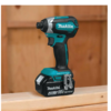 Makita XT269M 18V LXT Lithium-Ion Brushless Cordless Hammer Drill and Impact Driver Combo Kit (2-Tool) w/ (2) 4Ah Batteries, Bag