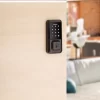 Kwikset Halo Wi-Fi Smart Lock Keyless Entry Electronic Touchscreen Deadbolt Featuring SmartKey Security, Venetian Bronze