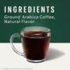Starbucks Ground Coffee Vanilla Flavored Coffee Naturally Flavored 100% Arabica 6 bags (11 oz each)