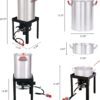 CreoleFeast TFS3010 Propane 30 Qt. Turkey and 10 Qt. Fish Fryer Boiler Steamer Set