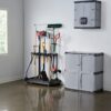 Rubbermaid 2140834 Garage Tool Tower Rack, Organizes up to 40 Long-Handled Tools