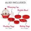 Dash Deluxe Rapid Egg Cooker, 12 Egg - Red Dash Deluxe Rapid Egg Cooker, 12 Egg - Red