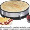 Proctor Silex 38400 Electric Crepe Maker, 13 Inch Griddle & Spatula