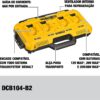 DEWALT 20V MAX Battery Chargers, 4-Port, Rapid Charge (DCB104) , Black