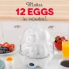 Dash Deluxe Rapid Egg Cooker, 12 Egg - White