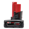 Milwaukee 2420-21-2415-20-48-11-2460 M12 12V Li-Ion HACKZALL Cordless Reciprocating Saw Kit with M12 3/8 in. Right Angle Drill and 6.0Ah XC Battery Pack