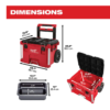 Milwaukee 48-22-8426-8443 PACKOUT 22 in. Rolling Tool Box and 22 in. 3-Drawer