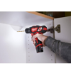 Milwaukee 2407-22-2415-20-48-11-2460 M12 12V Lithium-Ion Cordless 3/8 in. Drill/Driver Kit with M12 3/8 in. Right Angle Drill and 6.0 Ah XC Battery Pack