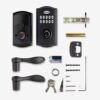 Kwikset SmartCode 955 Keypad Electronic Lever Door Lock Deadbolt Alternative - Matte Black