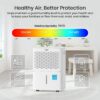 Tosot 20-Pint Capacity 1,500 sq. ft. Energy Star Dehumidifier for Home, Basement, Bedroom or Bathroom