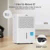 Tosot 20-Pint Capacity 1,500 sq. ft. Energy Star Dehumidifier for Home, Basement, Bedroom or Bathroom
