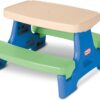 Little Tikes Easy Store Jr. Picnic Table with Umbrella - Blue/Green Little Tikes Easy Store Jr. Picnic Table with Umbrella - Blue/Green