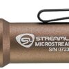 Streamlight 66609 MicroStream 250-Lumen USB Rechargeable Pocket Flashlight with 5" USB Cord and Lanyard, Coyote, Box
