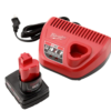 Milwaukee 2522-21XC-2420-20 M12 FUEL 12-Volt 3 in. Lithium-Ion Brushless Cordless Cut Off Saw Kit with M12 Hackzall Reciprocating Saw