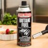 Chef Master 90340 | Pack of 4 Butane Fuel Cylinders| 8oz Butane Canisters for Portable Stove