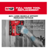 Milwaukee 2415-20-2447-20-48-11-2460 M12 12V Lithium-Ion Cordless 3/8 in. Right Angle Drill with M12 3/8 in. Crown Stapler and 6.0 Ah XC Battery Pack