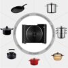 Cusimax Hot Plate Electric Burner, Single Burner Cast Iron hot plates, Portable Burner 1500W Steel Non-Slip Rubber Feet, Upgraded Version