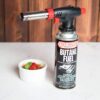 Chef Master 90340 | Pack of 4 Butane Fuel Cylinders| 8oz Butane Canisters for Portable Stove