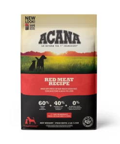 ACANA Grain-Free Red Meat Ranch-Raised Beef Yorkshire Pork Grass-Fed Lamb Dry Dog Food, 13 lbs.