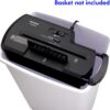 Aurora AU800SD Professional Strip Cut Paper Shredder/CD/Credit Card Shredder Without Wastebasket, 8-Sheet Strip-Cut No Basket , Black