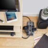 Belkin Surge Power Strip Protector - 8 Rotating & 4 Stationary AC Multiple Outlets - 8 ft Long Heavy Duty Extension Cord Flat Pivot Plug for Home, Office, Travel, Desktop & Charging Brick, 4320 Joules