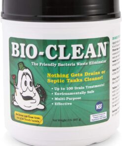 Bio-Clean Drain Septic 2# Can Cleans Drains- Septic Tanks - Grease Traps All Natural and 100% Guaranteed No Caustic Chemicals! Removes fats Oil and Grease, Completely Cleans Your System.