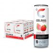 CELSIUS Essential Energy Drink 12 Fl Oz, Sparkling Strawberry Guava (Pack of 24)